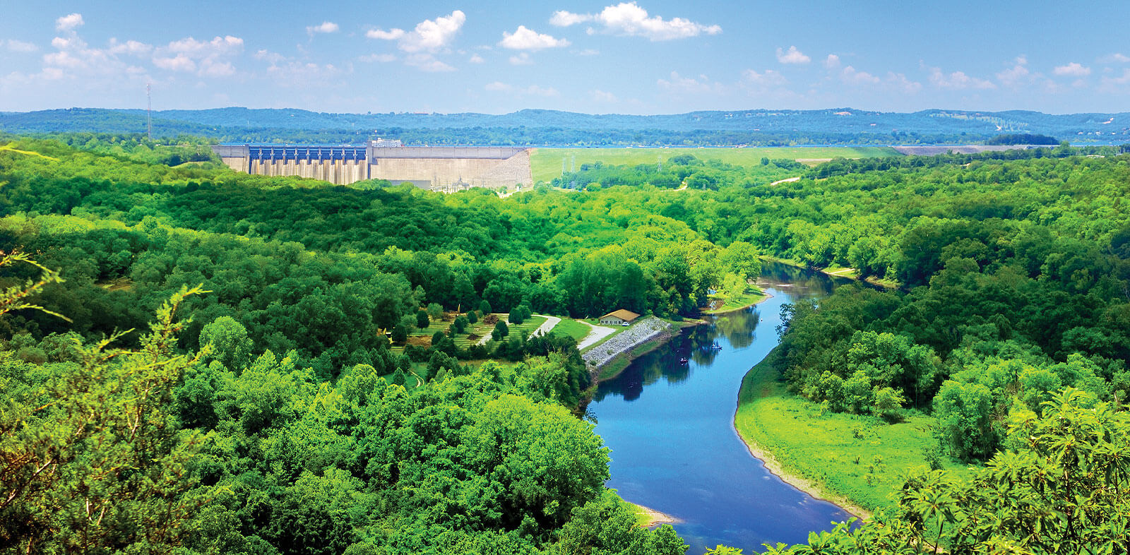 Branson MO Lush River Bank